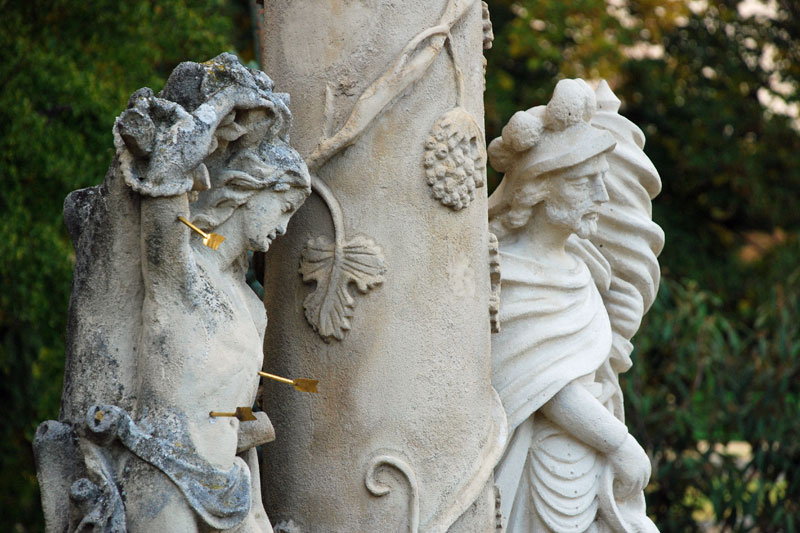 Útmenti barokk szobrok